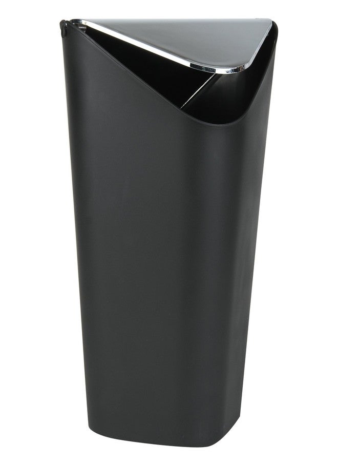 جايبي بلس سلة مهملات جاي بي بلس الزاوية فائقة الاتساع | سلة مهملات مثلثة الشكل للمنزل والمطبخ والحمام والمكتب، سعة 9 لترات، لون أسود - Image 4